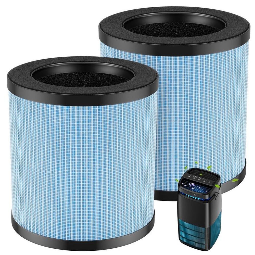 HEPA Air Purifier Filter 4-Layer Activated Carbon Replacement 2 Pack for MJ002H